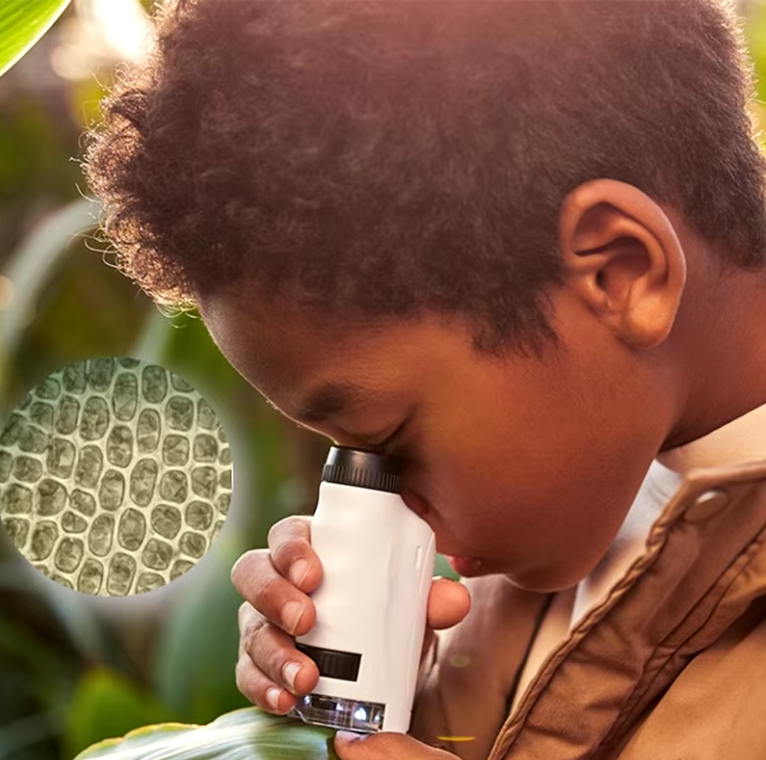 KidScope - Microscope Portable pour Enfant 60X120
